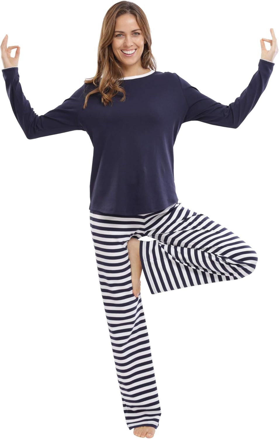 jijamas Incredibly Soft Pima Cotton Women’s Pajama Set The Soul Mate - Image 5