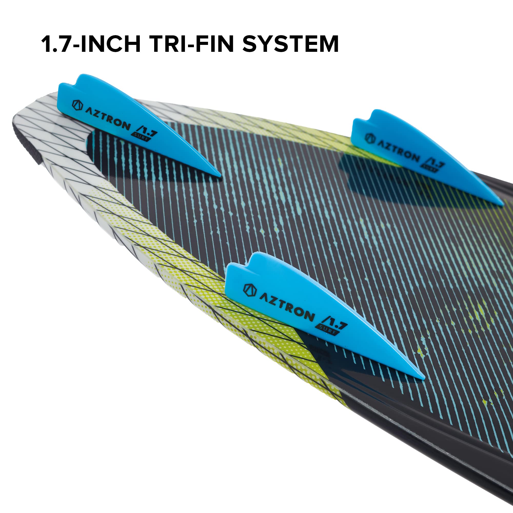 AZTRON Comet Evo WAKESURF Mixte Adulte Noir/Jaune 160 x 52 x 2