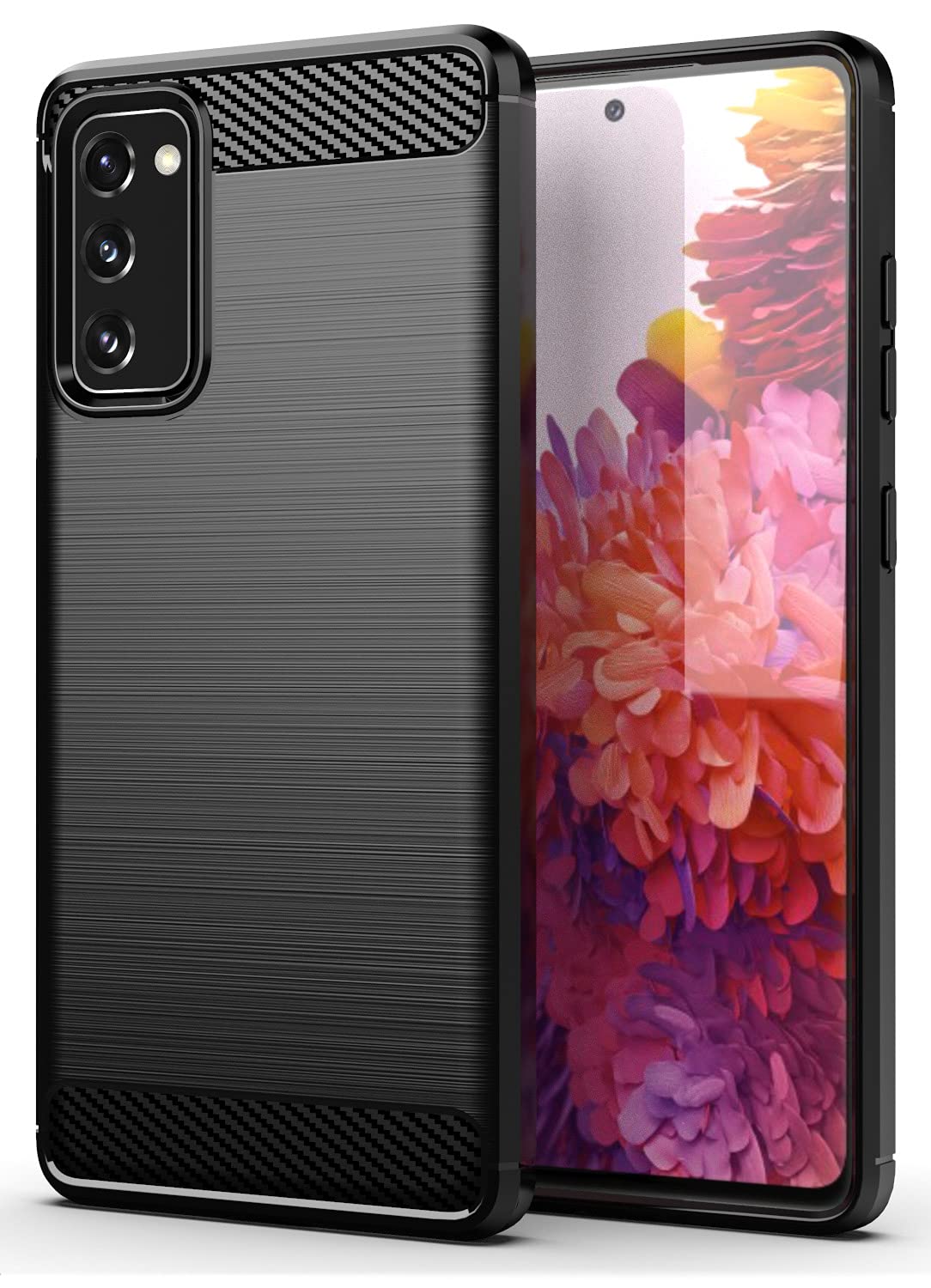 ShinyMaxGalaxy S20 FE Business Case,Samsung S20 FE 5G Phone Case,Heavy Duty Soft TPU Armor Protective Cover Slim Stylish Anti-Scratch Shockproof Easy Grip Case for Samsung Galaxy S20 FE 5G -Black