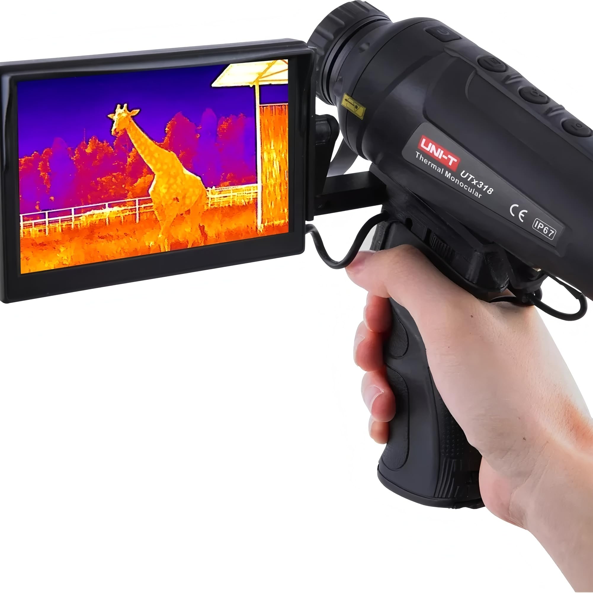 Uni-t rend UNI-T UTx325 Wärmebildkamera, Monokular, Jagdgriff, Nachtsicht, Infrarot-Thermoskop, Outdoor-Beobachtung, Infrarot-Auflösung, 384 x 288 (UTx325)