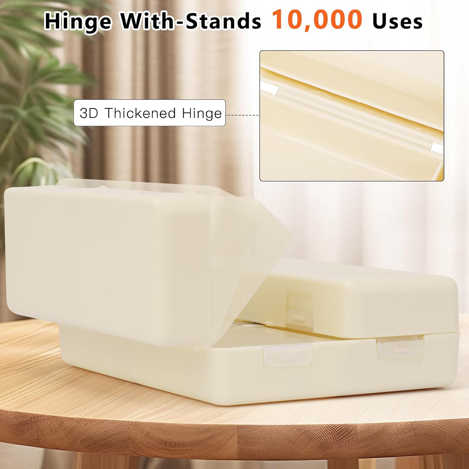 FYY Travel Pill Organizer, Pill Box Medicine Case-2pcs Beige