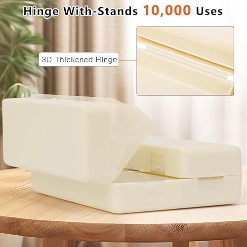 Miniatura 6 de FYY - 2 pastilleros diarios con 7 compartimentos para pastillas, para viaje, diseño plegable, para guardar vitaminas, aceite de hígado de bacalao