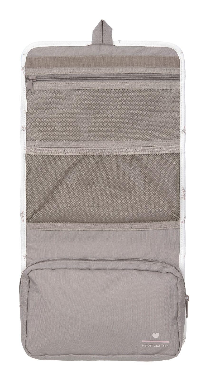 LÄSSIG Wickeltasche Changing Pouch Miracle of Nature Leaves weiß