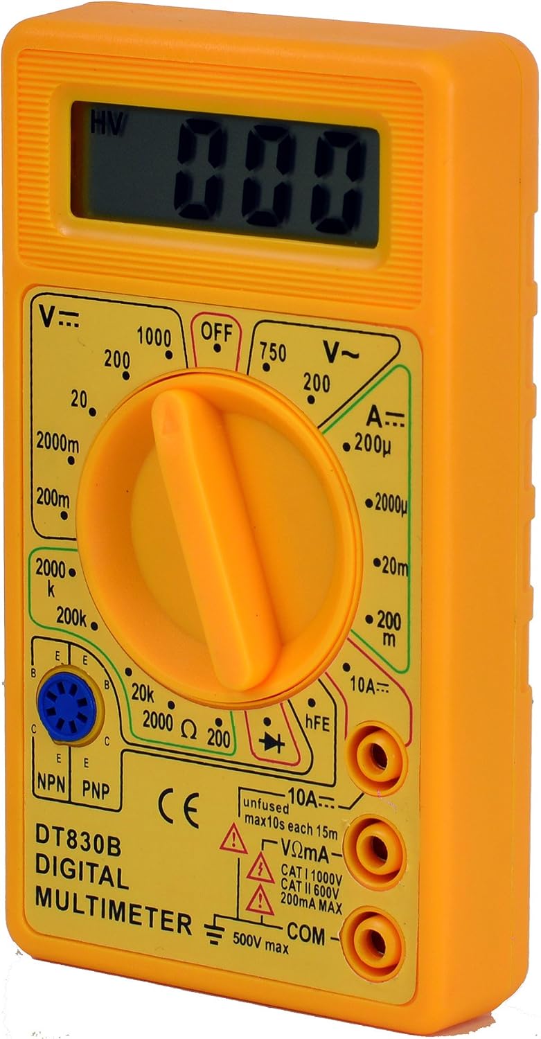 Tekpower DT830B LCD Digital Voltmeter Ammeter Ohm Multimeter