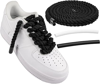 Endoto Rope Shoes Laces for Air Force 1, Thick Chunky Fat Shoelaces Strings for AF Sneaker