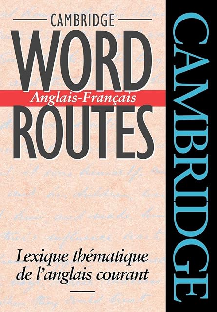 Portada de Cambridge Word Routes Anglais-Francais: Lexique thématique de l'anglais courant