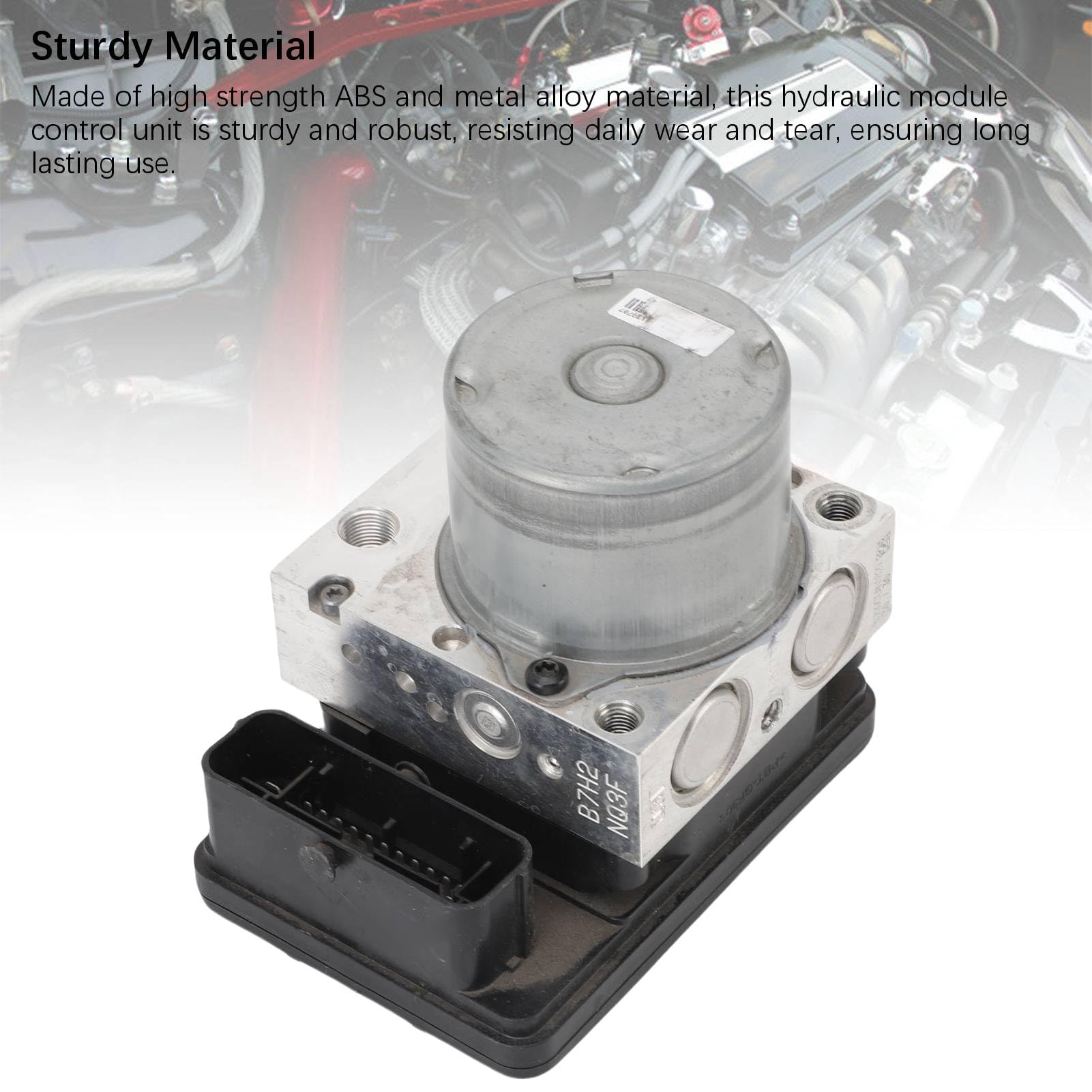 SIXRUN Módulo de Control de Freno de ABS Hidráulico, Reemplazo de Aleación de Metal para 2015 2017 Hecho de ABS de Alta Resistencia y Material de Aleación de Metal