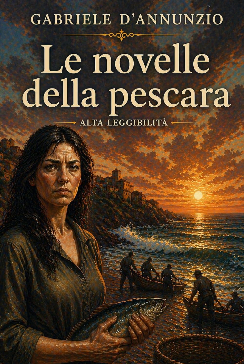 Le novelle della pescara: Edizione rilegata a caratteri grandi