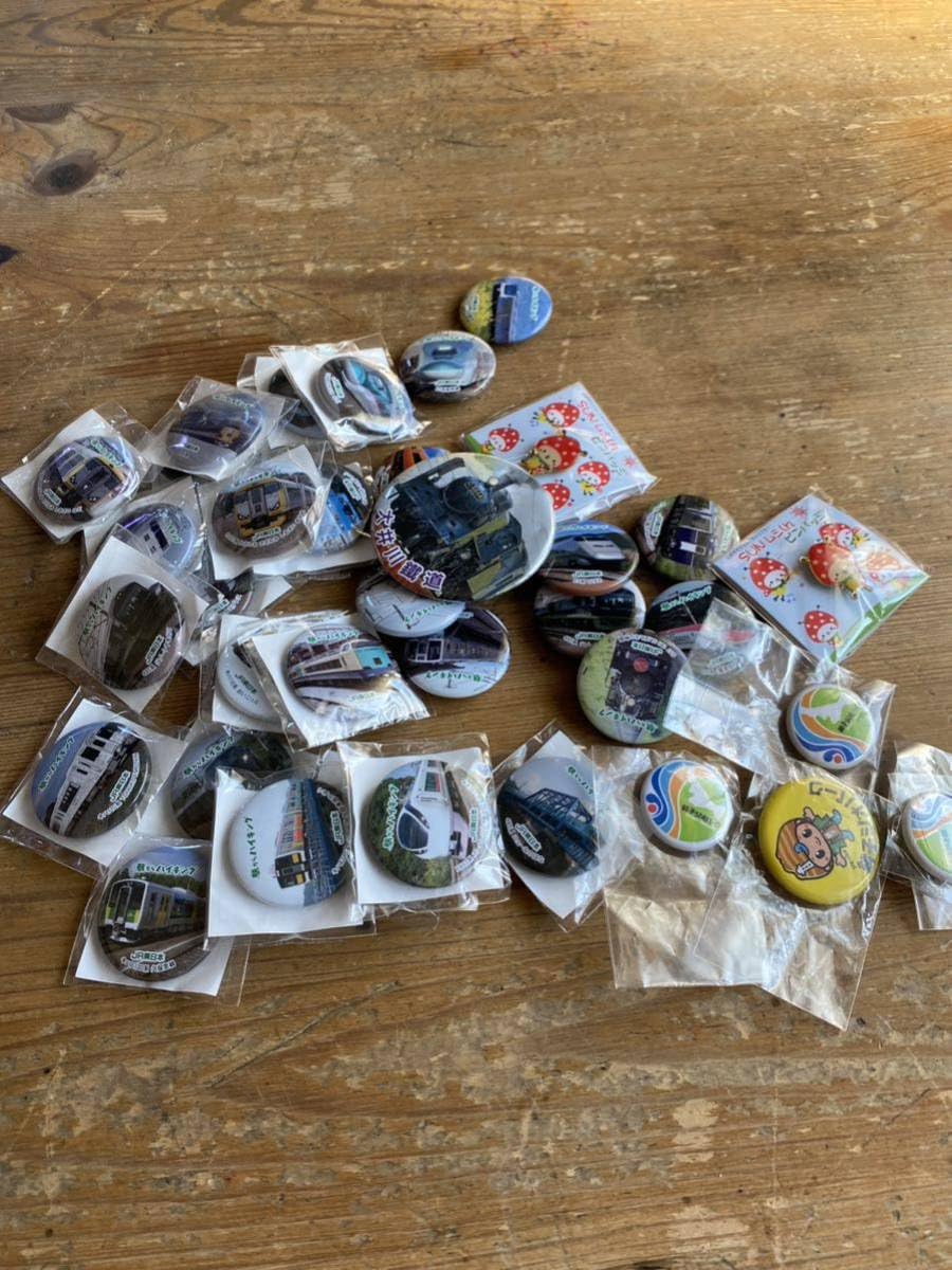 Amazon | まとめ売り 鉄道 缶バッチ コレクション 電車 汽車 30