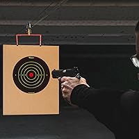 Vista 6 de Highwild Pegamento adhesivo para salpicaduras de diana amarillo fluorescente brillante, objetivos de disparo - 8 x 8 pulgadas