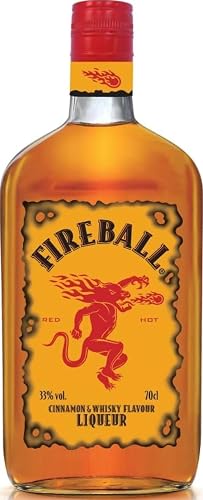 Fireball Cinnamon Whisky - botella de Licor de Whisky infusionado con canela - 700ml