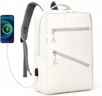 Mochila Feminina para Notebook — Bolsa de Negócios com Porta USB, Ideal para Portátil, Trabalho, Escola e Viagem, com Cintos Reforçados e Reforçadas