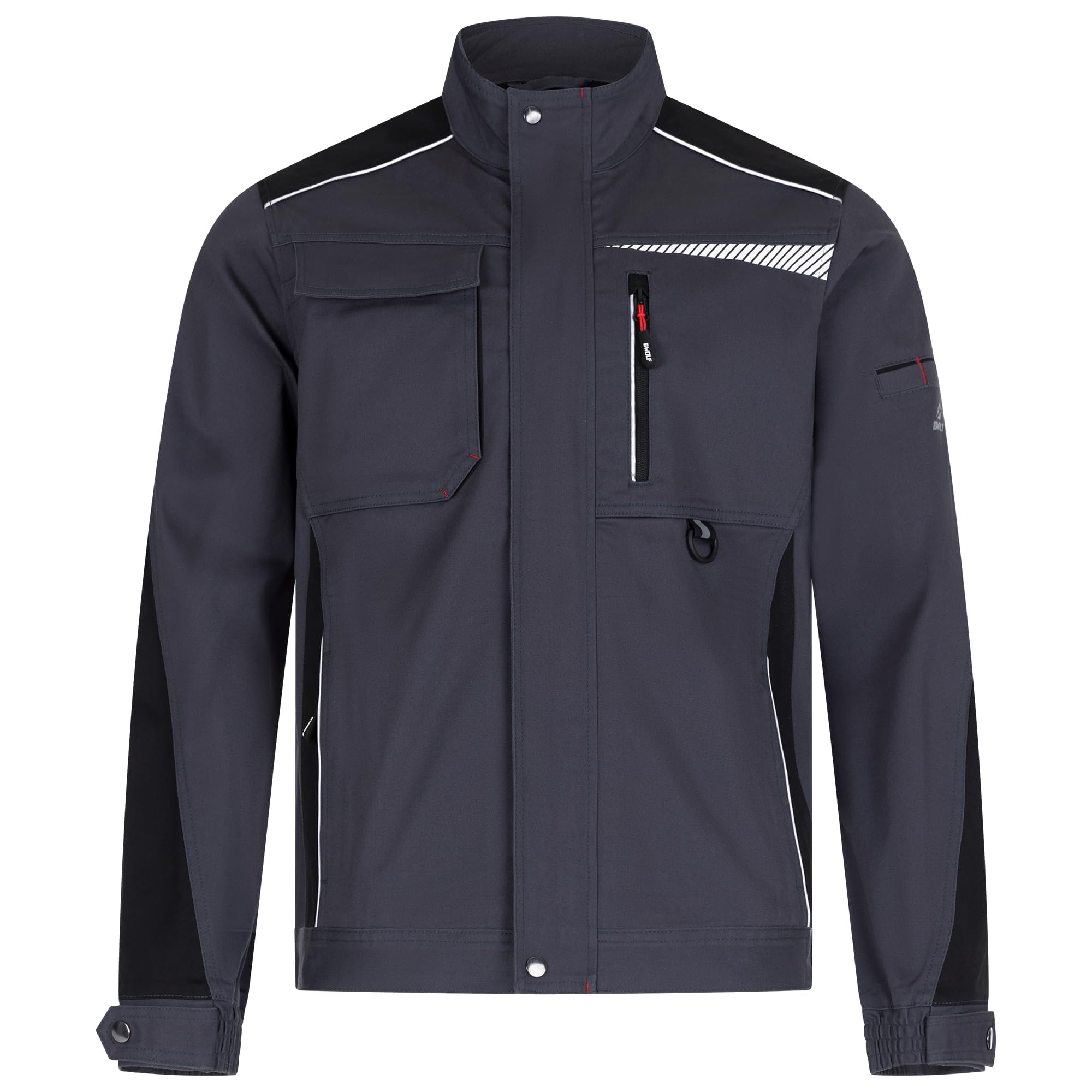 BWOLF Daytona Veste de Travail Homme Stretch + Coton Veste de Travail avec Coudes Renforcés et Nombreuses Poches