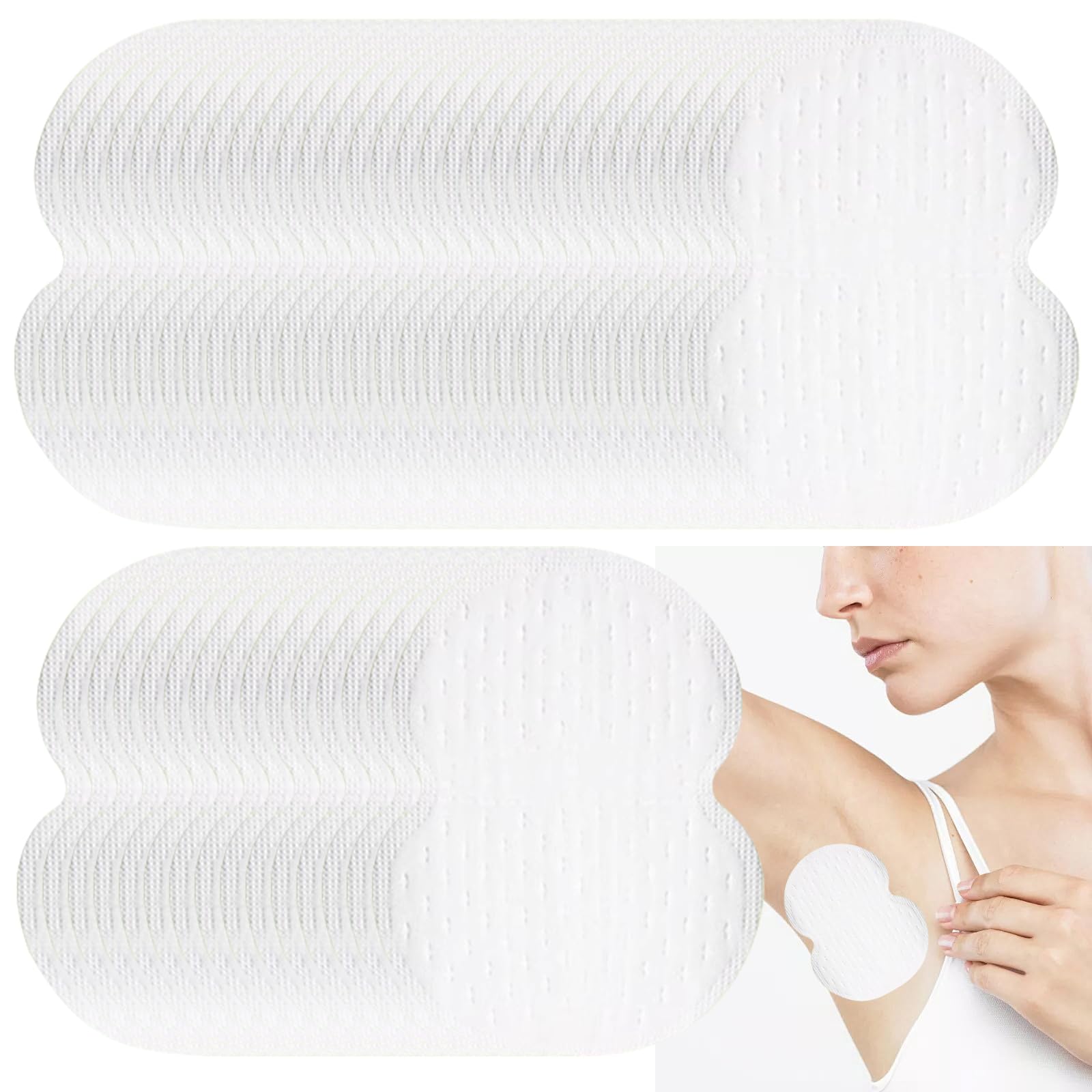 DGMI 110 Coussinets Anti-Transpiration Invisibles Sous Les Aisselles – Jetables, Ultra-Absorbants Et Confortables Homme/Femme