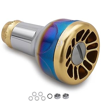 ウッドノブ ゴールドキャップ 2個 ダイワS/シマノA 6g チェリー材 楕円 ウッドノブ ゴールドキャップ 2個 ダイワS/シマノA 6g チェリー材 楕円