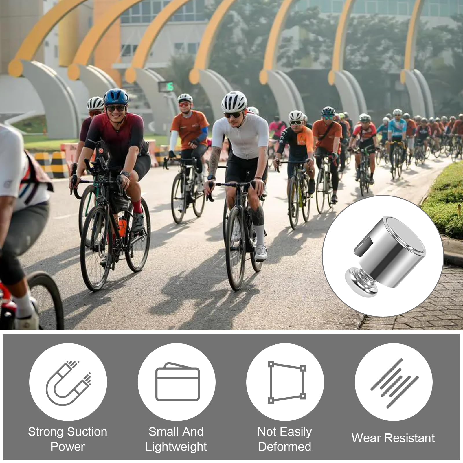 DELAESI Magnes na szprychy rowerowe, szprychy, magnes, szprychy, do rowerów elektrycznych, rowerów górskich