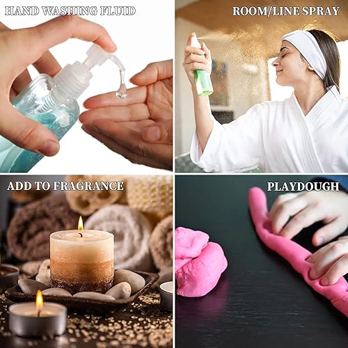 Miniatura 6 de MISIJI Juego de 6 aceites esenciales de aromaterapia para difusor para el hogar, aceites aromáticos para aromaterapia, lavandería, fabricación de