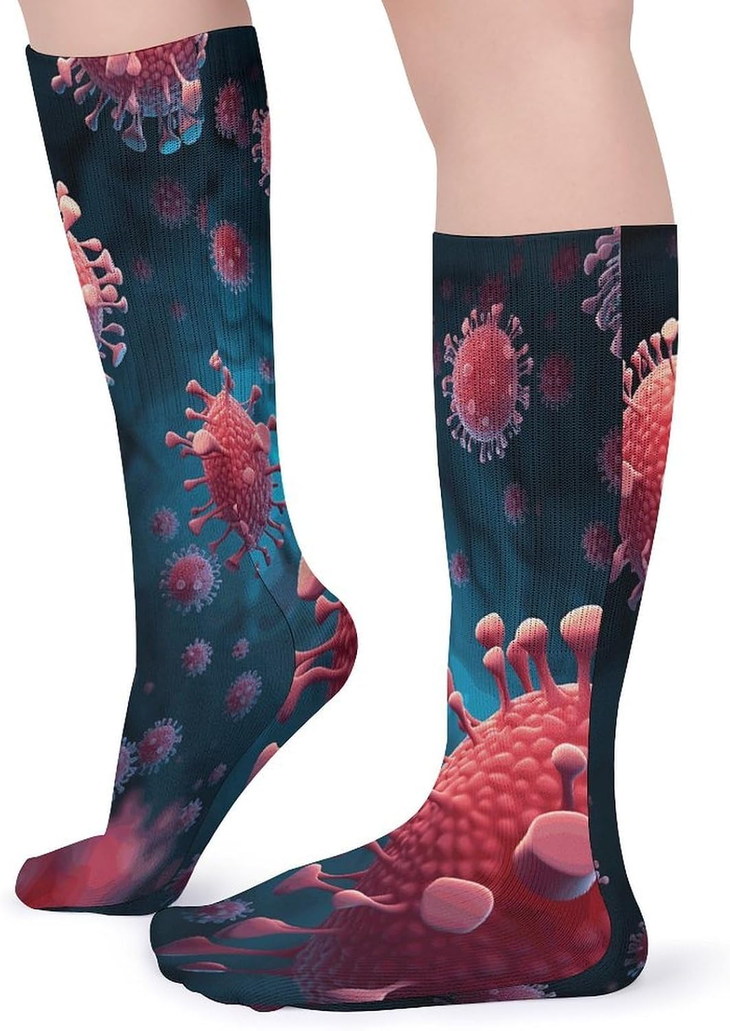 Full of Dark Cartoons+ Stocking - Cute Casual Long Athletic,Crew Sock for Men Women,Running Socks Soft Breathable for Gift