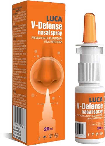 Spray nasal, protección contra virus transportados por el aire y alegia mediante pulverización en fosas nasales