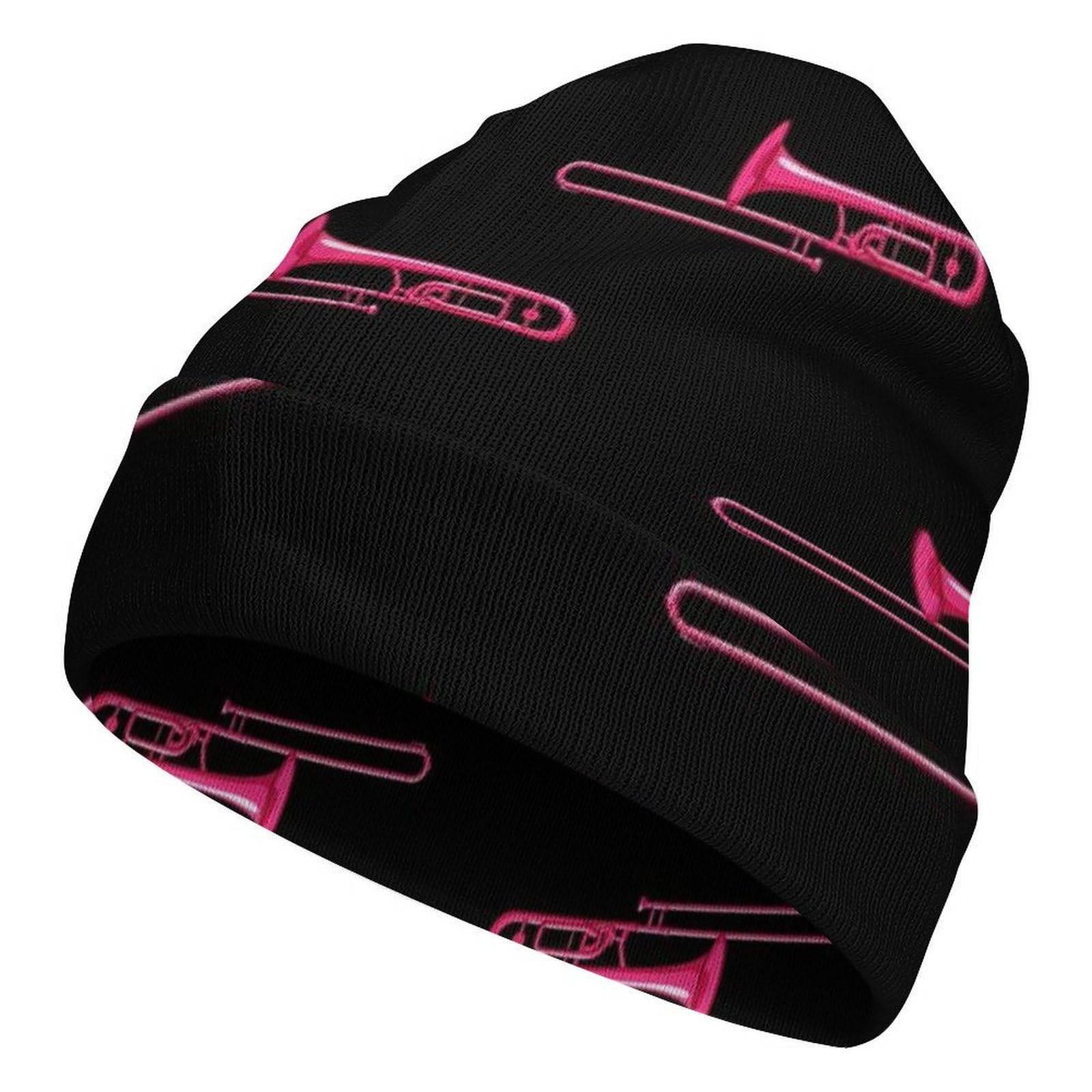 Unisex Soft Warm Winter Caps, Knit Hat Easy to Clean, Elasticity Cuffed Cap for Outdoor Essentials