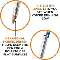 Vista 6 de BIC Cristal Xtra, Bolígrafo suave, Azul