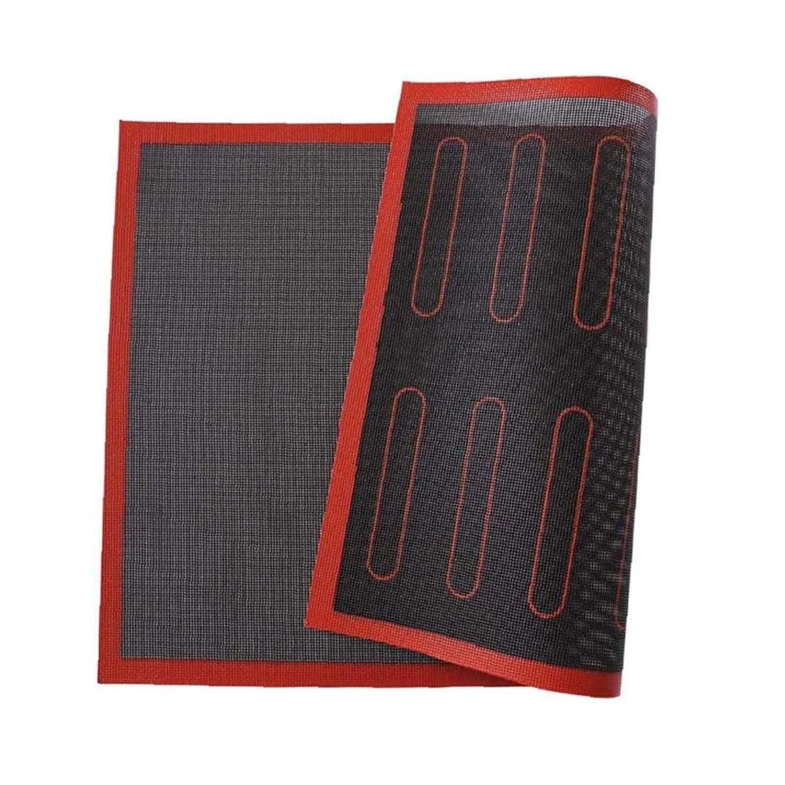 Ofenmatte 2 Stück 30 x 40 cm Silikon-Backmatten-Blatt, wiederverwendbar, Backplätzchen-Blatt, antihaftbeschichtet, hitzebeständig, Backmatte for Backofen, Grill, Mikrowelle FüR Backofen Mikrowelle