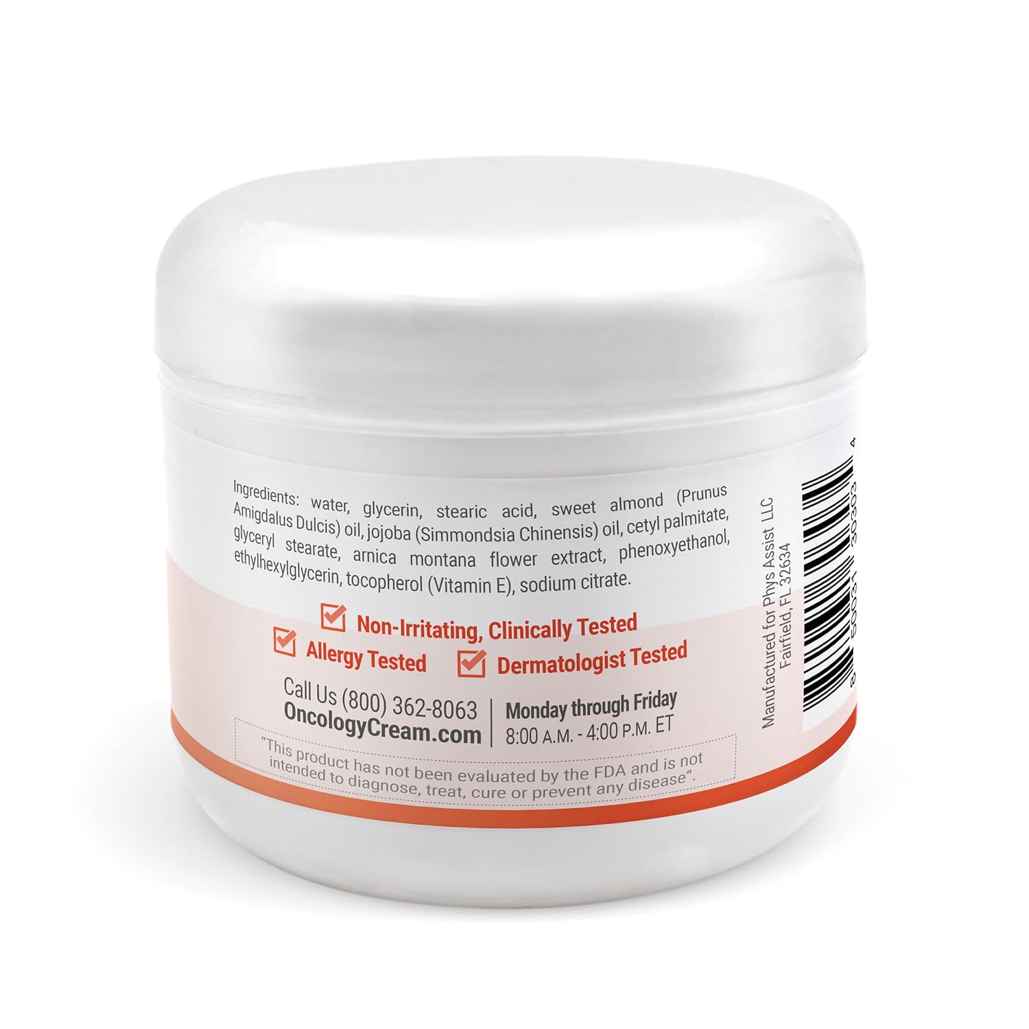 PhysAssist - Comfort kit for Chemo & Radio Patient The Gift of Love, Faith & Support. Standard Size 2-4 oz face and body cream plus lip balm & aromatheraphy inhaler. (STANDARD SIZE 4 OZ)