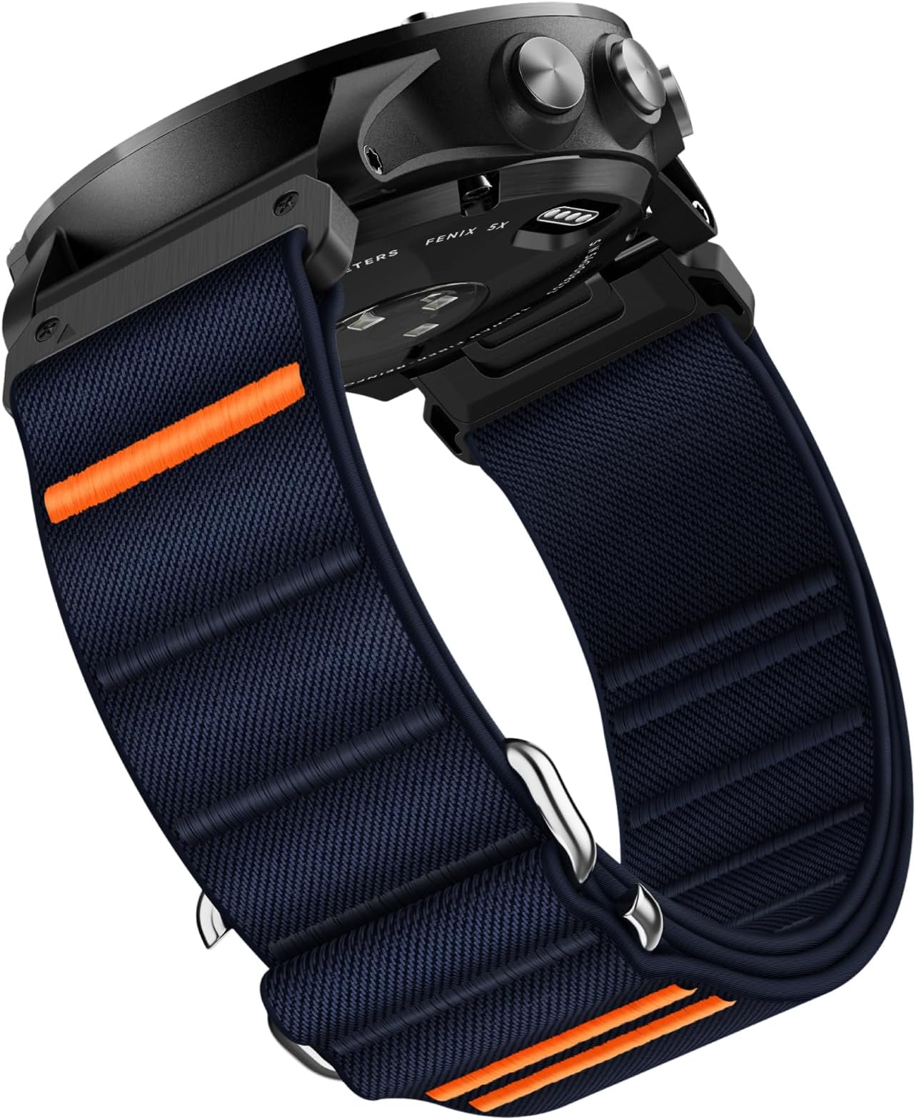 Suitisbest QuickFit Bands Compatible for 26mm Garmin Watch Band, Stretchy Nylon Loop Sport Watch Strap with S-Hook for Fenix 5X/5X Plus/6X/6X Pro/7X/7X Pro, Enduro, Tactix, Instinct 2X and Descent