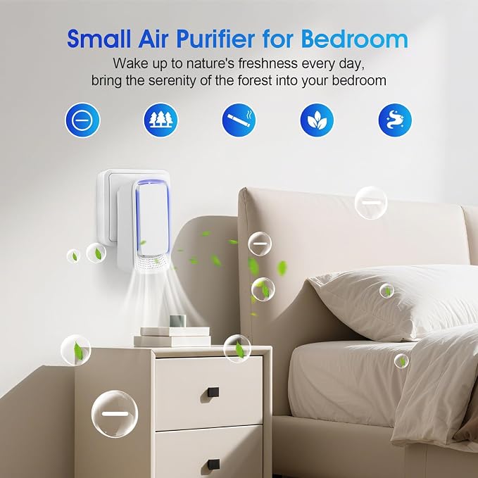 4Pack Purificadores de Aire con Enchufe para Hogar miniatura 6