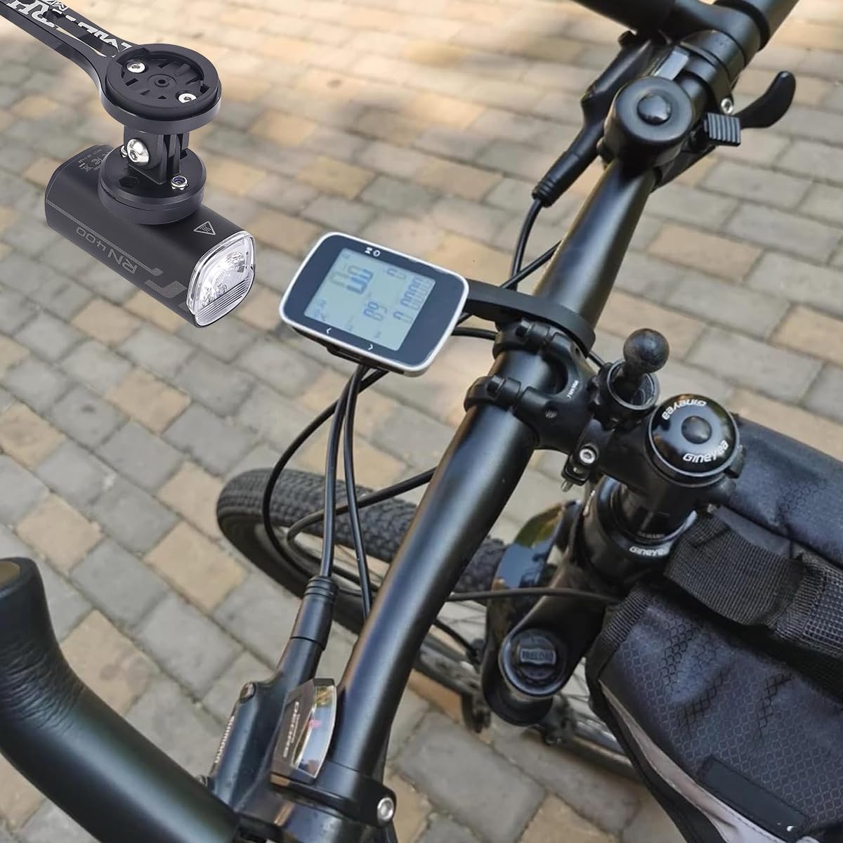 Soporte para Cámara, Adaptador de Soporte Macho para Computadora debicicleta Adaptador Macho paraBicicleta Kit de Adaptador de Cámara para Bicicleta Apto para Garmin Edgesoporte Bicicleta