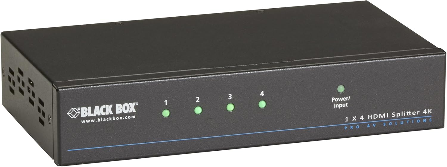 Black Box 4K HDMI Splitter - 1x4