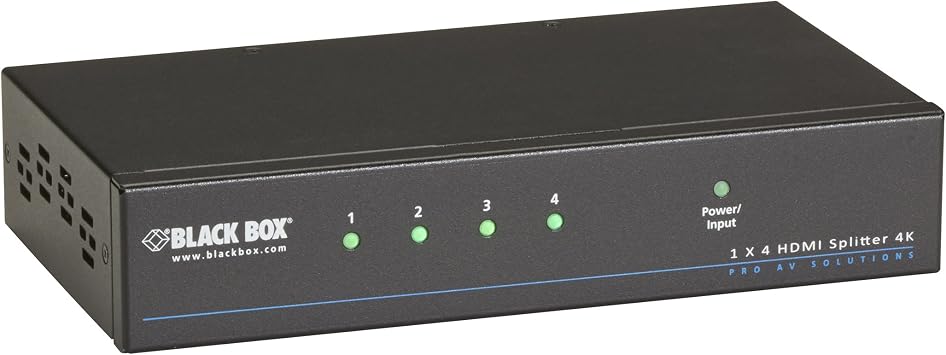 Black Box 4K HDMI Splitter - 1x4