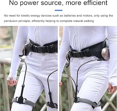 Exoskeleton Ergonomic Power Walking Aid,Leg Lift and Climbing Support, Assists 50% Mobility for Elderly and Limited Mobility