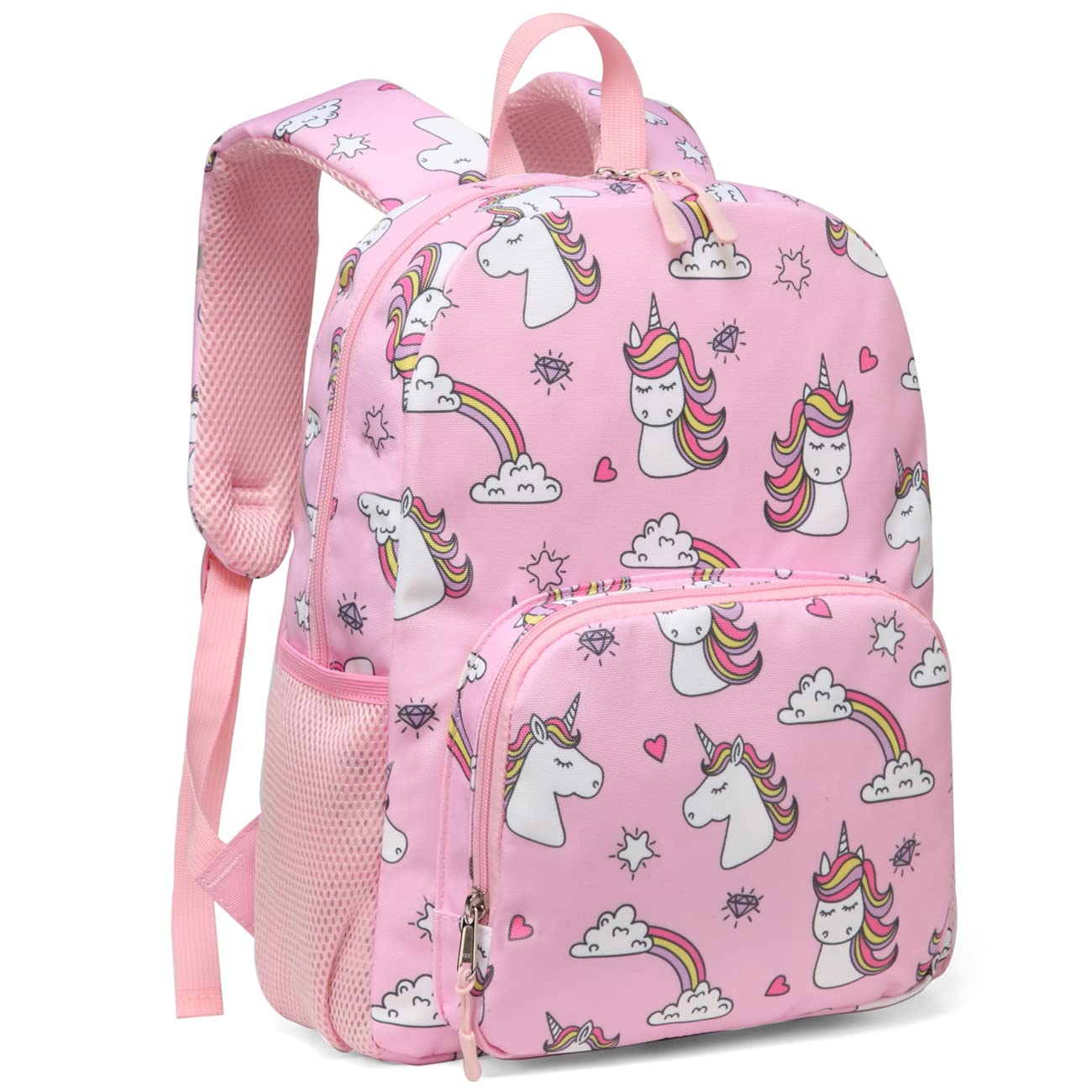 Chase Chic Mochila Para Niños Niñas, 3-6 Años Mochila Escolar con Tiras Reflectantes de Seguridad, Mochila Ligera Para Niños