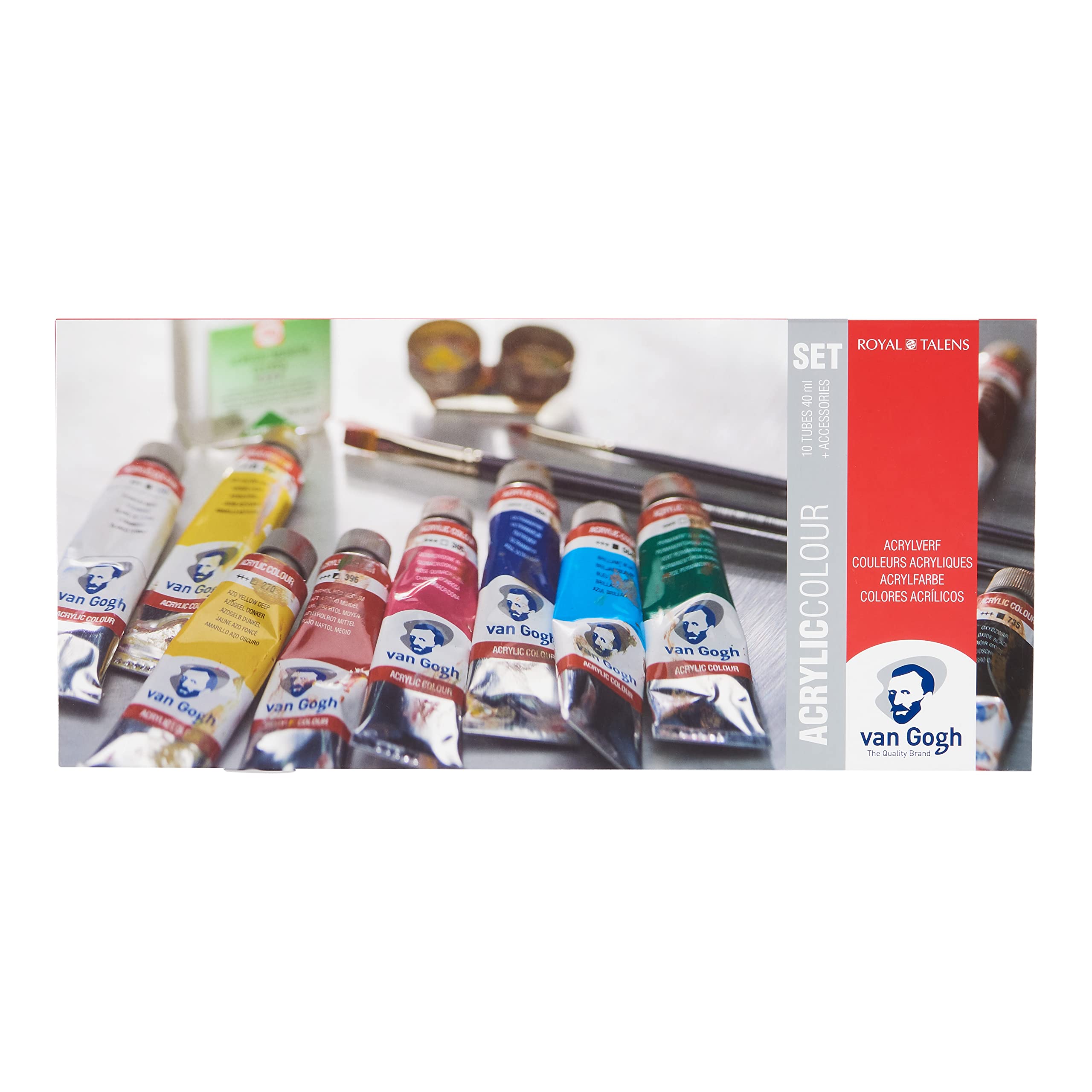 Peinture acrylique Van Gogh set de 10 tubes pour vos ateliers créatifs