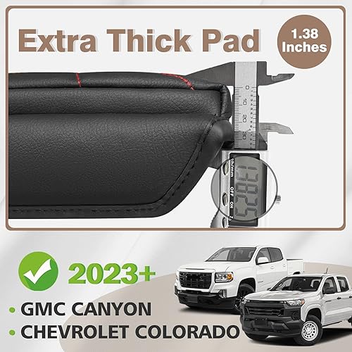 Miniatura 487 de Muslogy Funda de consola central compatible con Honda Pilot 2023 2024 2025, 2024 2025 2026 Ridgeline/Passport Accesorios para apoyabrazos, tapa