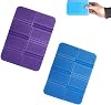 2pcs Moistureproof Foldable Outdoor Seat Cushion,FoldingFoam Sit Mat Thermally Insulated Folding Seat Pad Moisture-Proof Folding SeatMat for Outdoor Hiking Walking Camping Picnic Park2 Colors