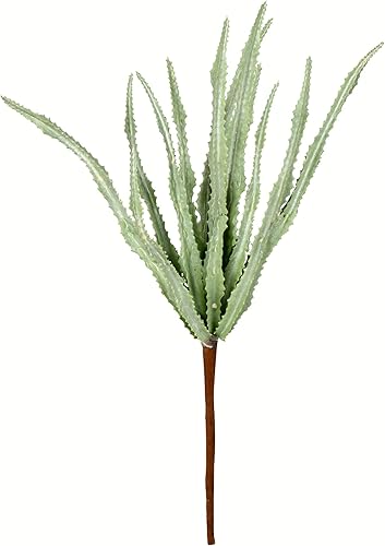 Miniatura 4 de Vickerman Everyday - Aerosol artificial mixto de Haworthia verde de 11 pulgadas, decoración de suculentas sintéticas, decoración para interiores