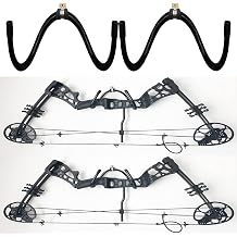 AUXPhome 2 Pack Wall Storage Display Rack - Bow Hanger Hooks Wall Holder - No Scratches - Hold up to 20 Lbs - Hold 2 Bows