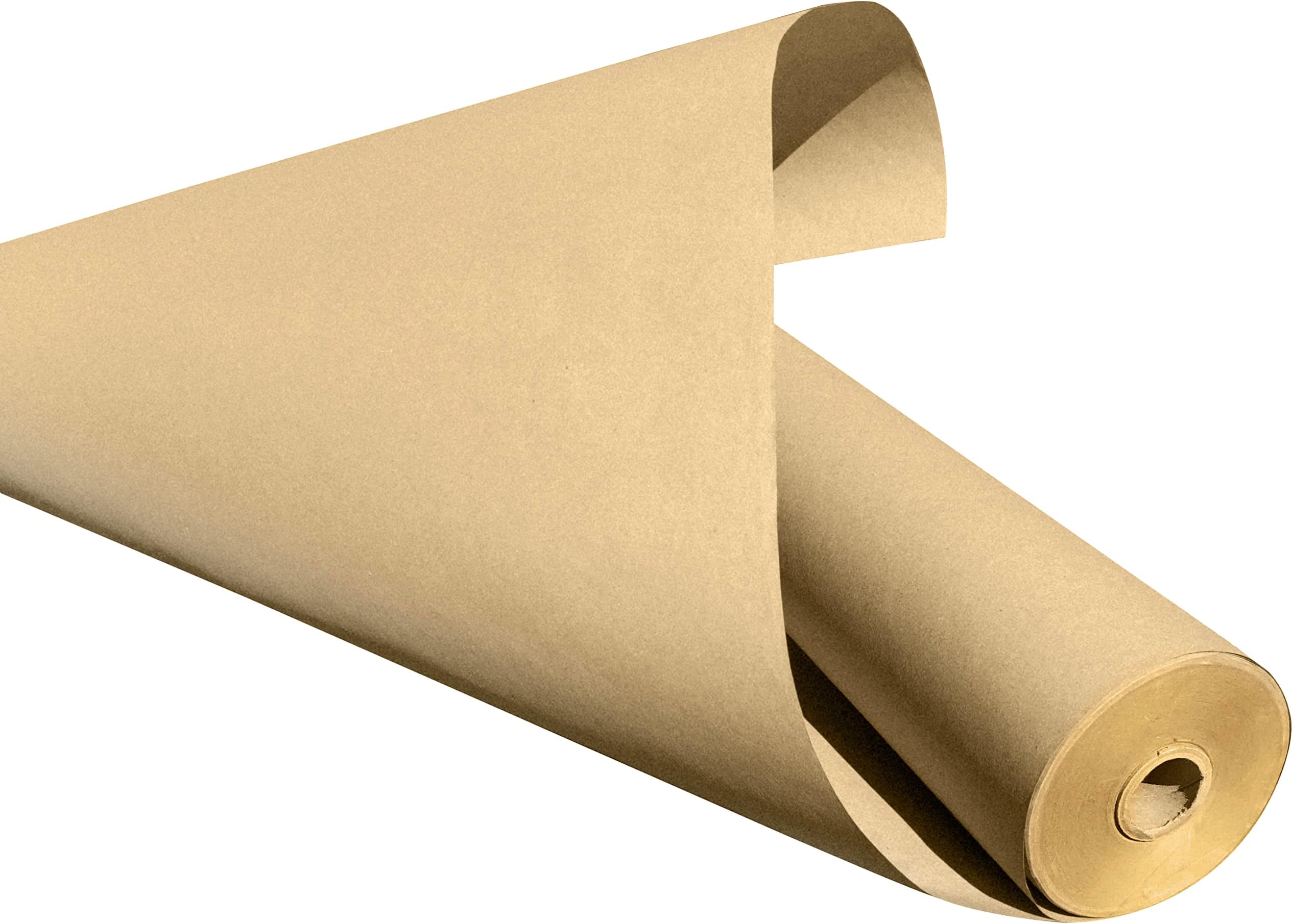 American Made 100% Recycled Brown Kraft Paper Roll 17.50" x 1800" (150 feet), Multipurpose Arts & Crafts, Gift Wrapping, Packing and Shipping, Table Runner