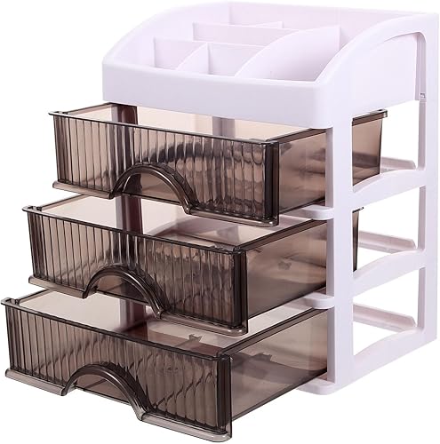 EXCEART Cajones de cajones tipo cajón, organizador de maquillaje, cajón de almacenamiento de escritorio, organizador de papelería, cajón de