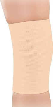 Bell-Horn Elastic Knee Support/Compression Sleeve, Beige, -Large