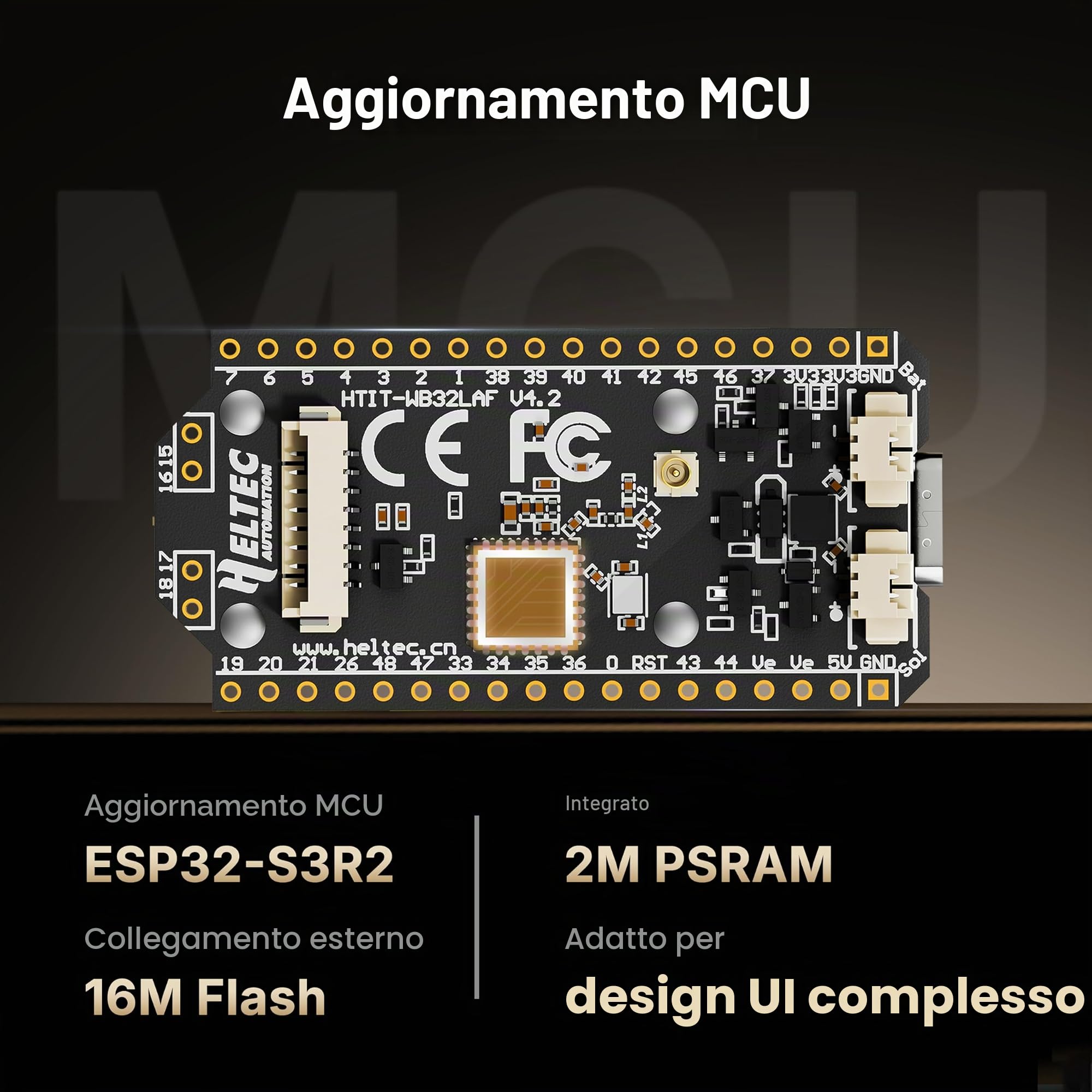 Heltec V4 ESP32 LoRa 32 Scheda di sviluppo Meshtastic Kit con batteria da 3000 mAh e GPS GNSS ESP32-S3 SX1262 27 dBm Display OLED per Meshtastic WiFi IoT Arduino Comunicazione wireless