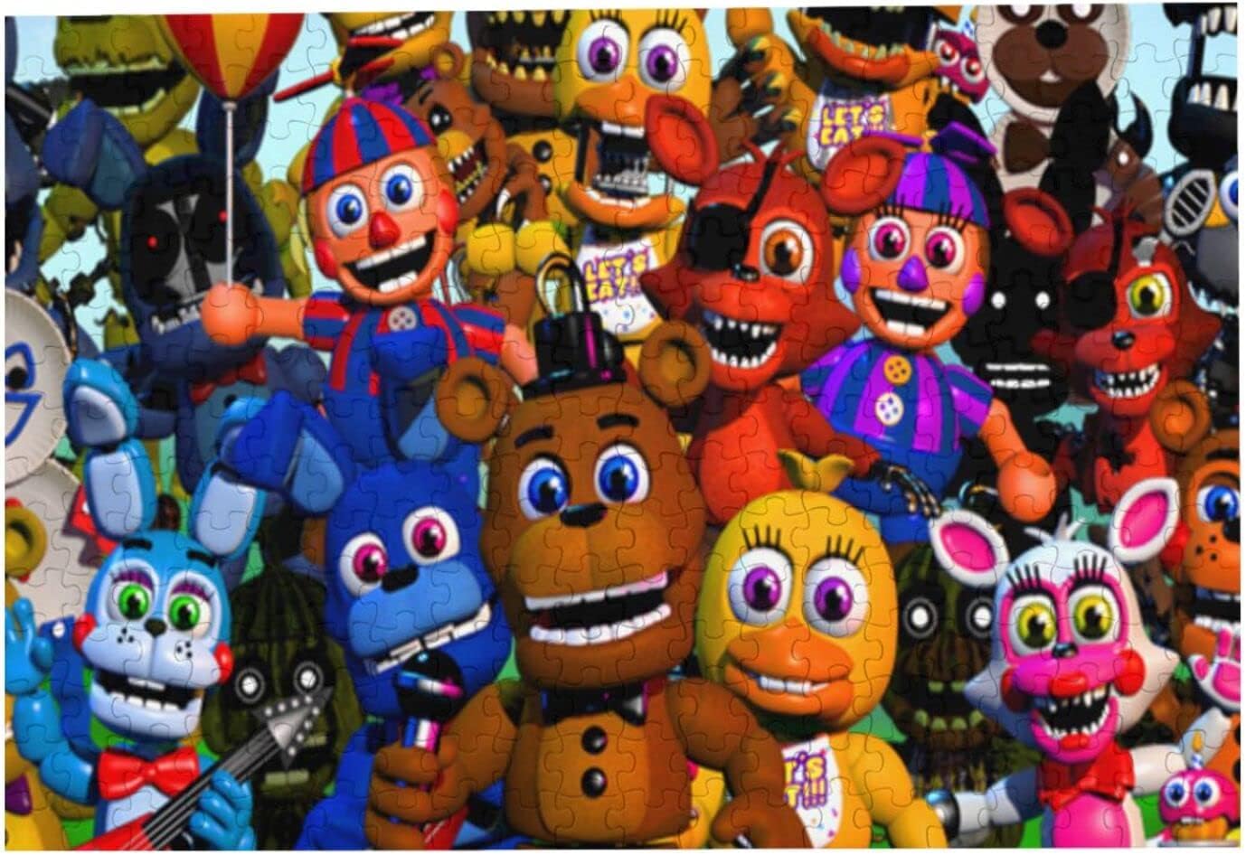 Amazon | ファイブ・ナイツ・アット・フレディーズ,Five Nights At Freddy'S ジグソーパズル300ピース(26 ×
