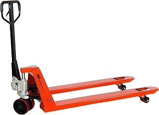 Mighty Lift ML2760 Heavy Duty Long Fork Pallet Jack/Truck, 4400 lb Capacity, 27