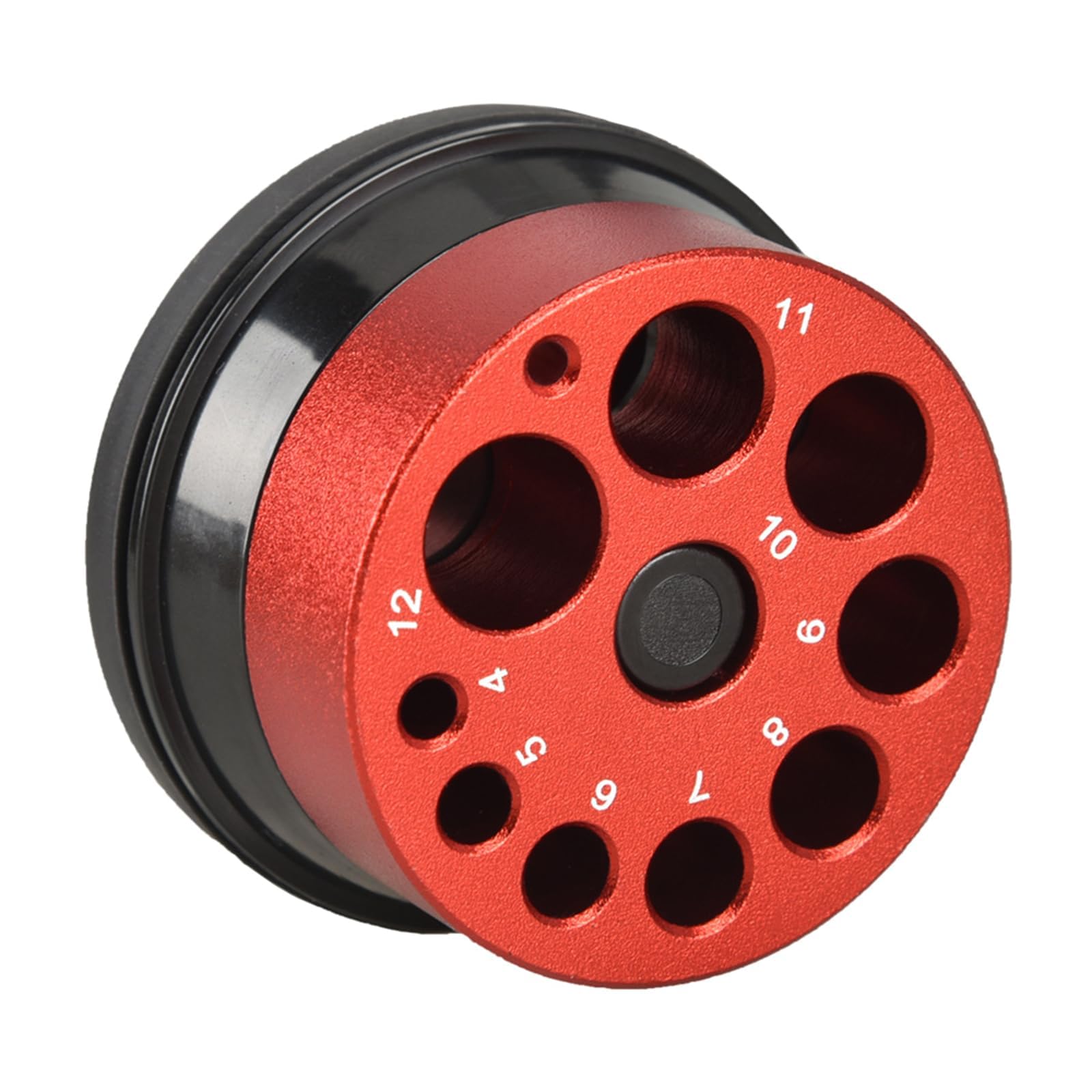 MOZOGOT Aluminum Alloy Multi-Aperture Dust Collection Box Drill Dust Collector, Multiple Holes Ash Dust Catcher Household Punching Drilling Dust Storage Control Cover for Power Drill Dust Catcher