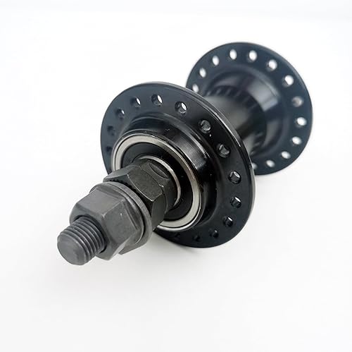 Miniatura 9 de Parte de rueda de bicicleta Buje delantero de bicicleta 36 agujeros, aleación de alumbre, 3.937 in de ancho, cubo delantero de bicicleta