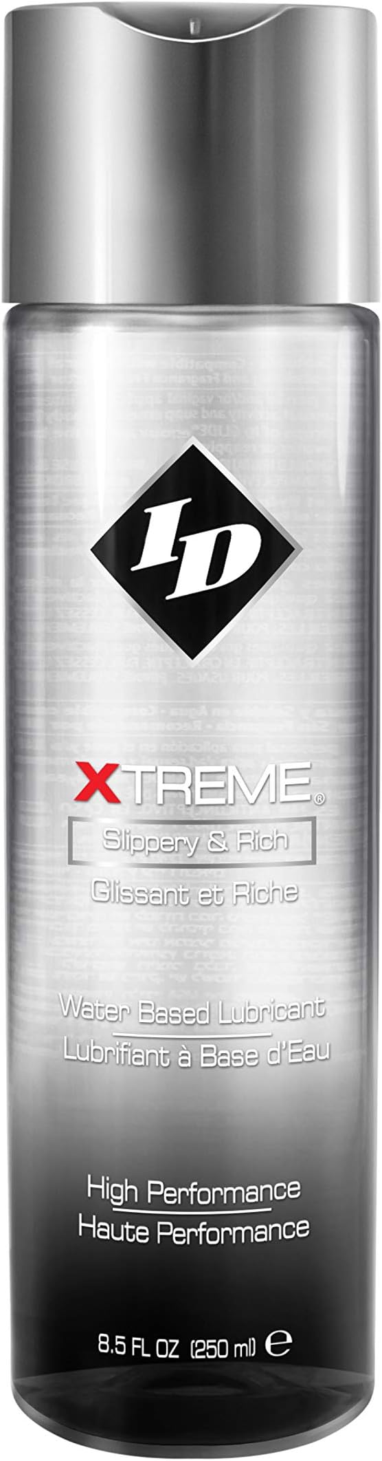 ID Lubricants Xtreme Personal Lubricant High Performance Friction Reduction Lube, Clear, 8.5 Fl Oz (Pack of 1)