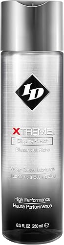 ID Lubricants Xtreme Lubricante personal resbaladizo y rico lubricante de reducción de fricción de alto rendimiento, a base de agua, alta energía