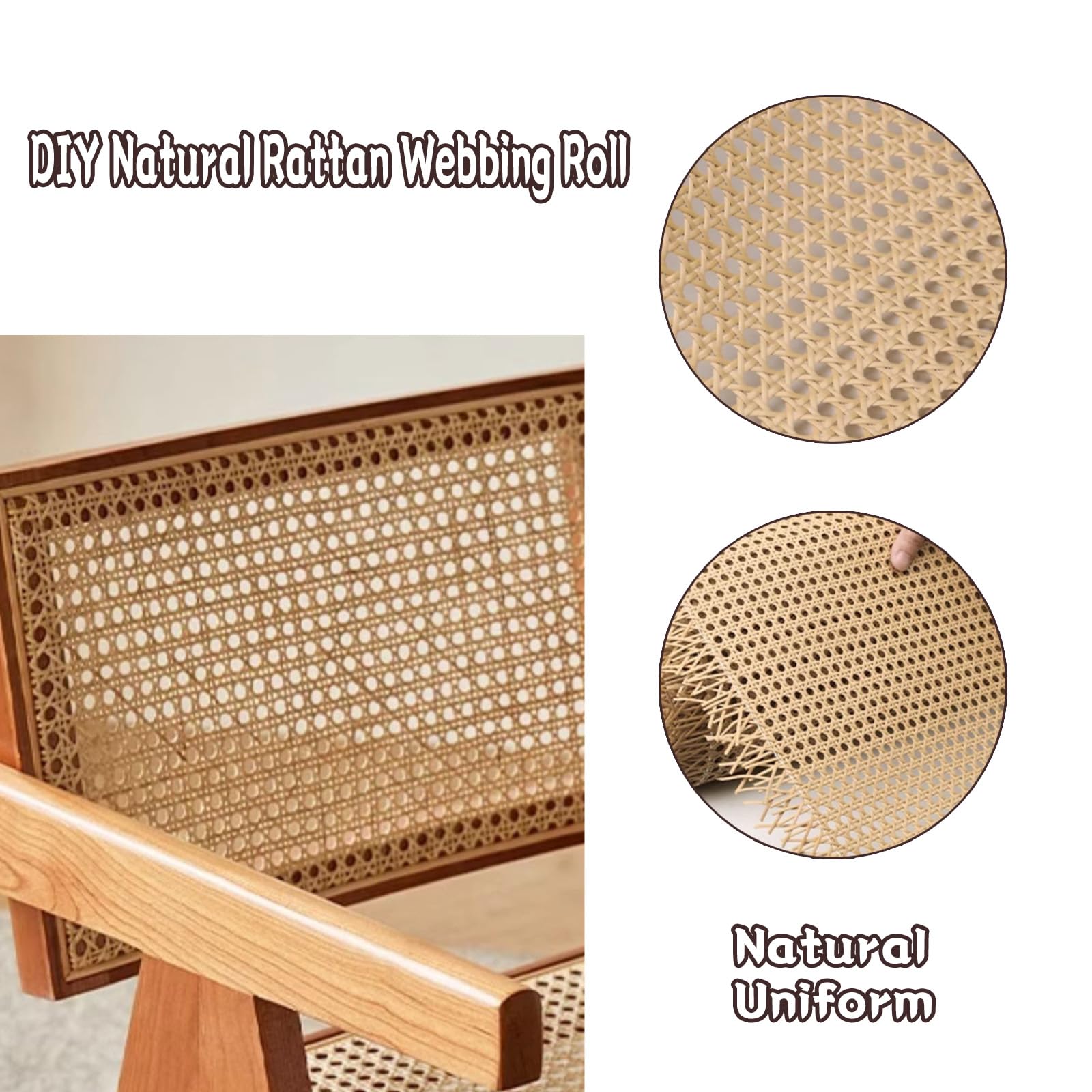 Cane Rouleau De Toile En Rotin Naturel Pour Projets De Cannage